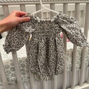 Quincy Mae baby girl Eden romper